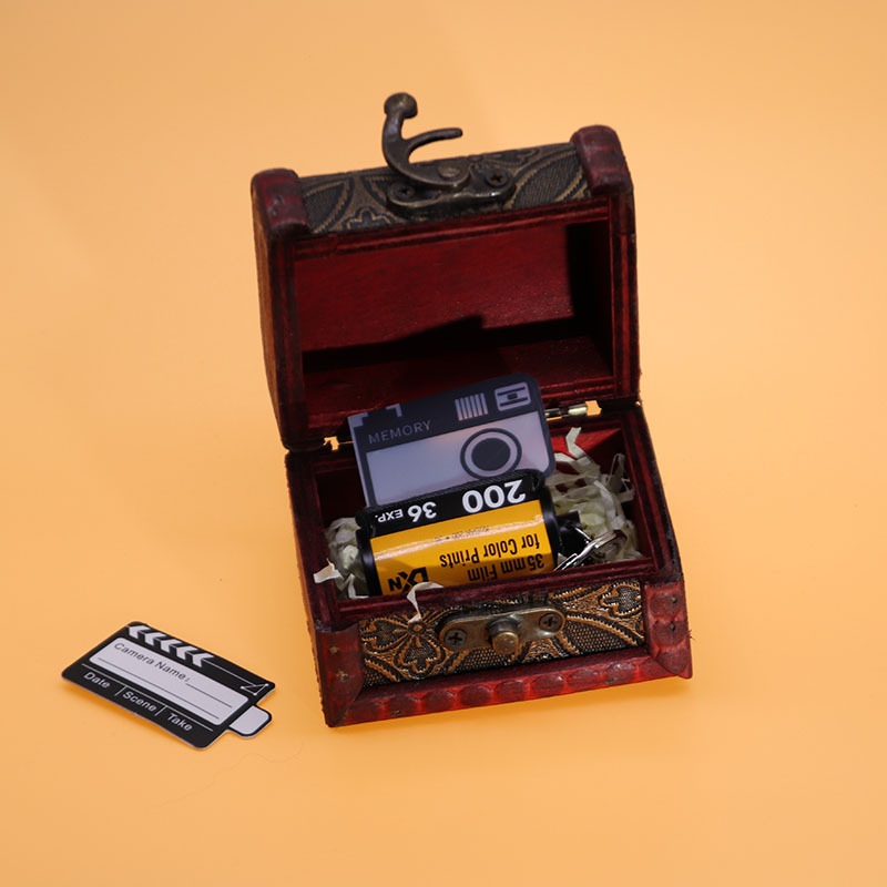 Memory Time Film Album Customized Keychain-Thyye