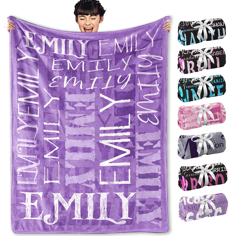 Personalized & Customizable Name Blanket
