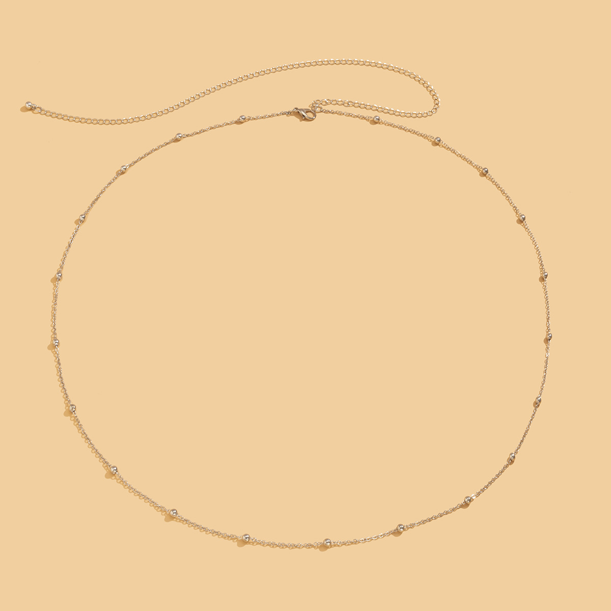 Sexy geometric beaded body chain