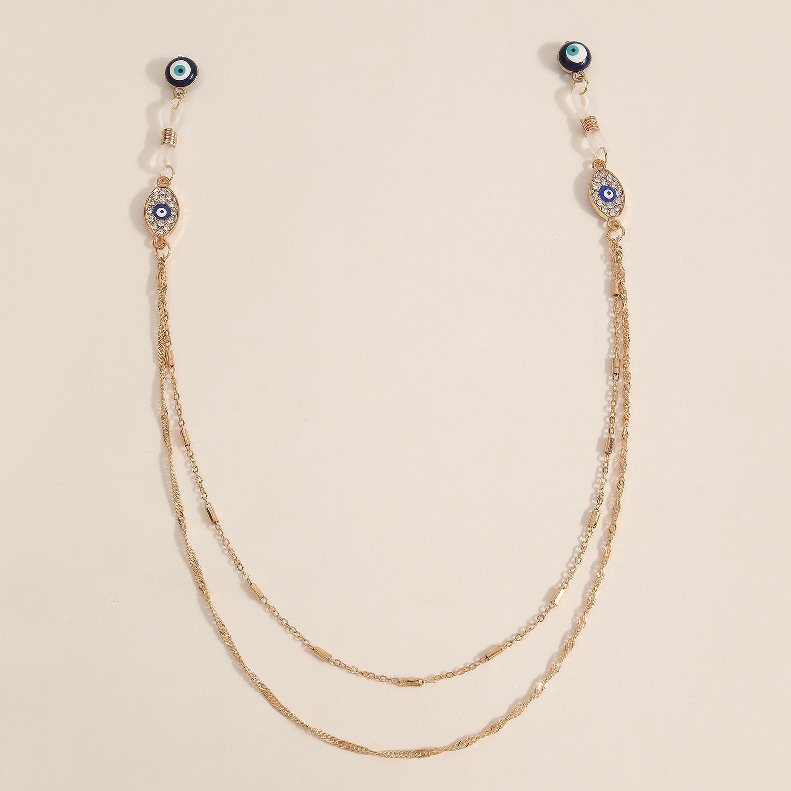 Gilded Evil Eye Tiered Torso Chain