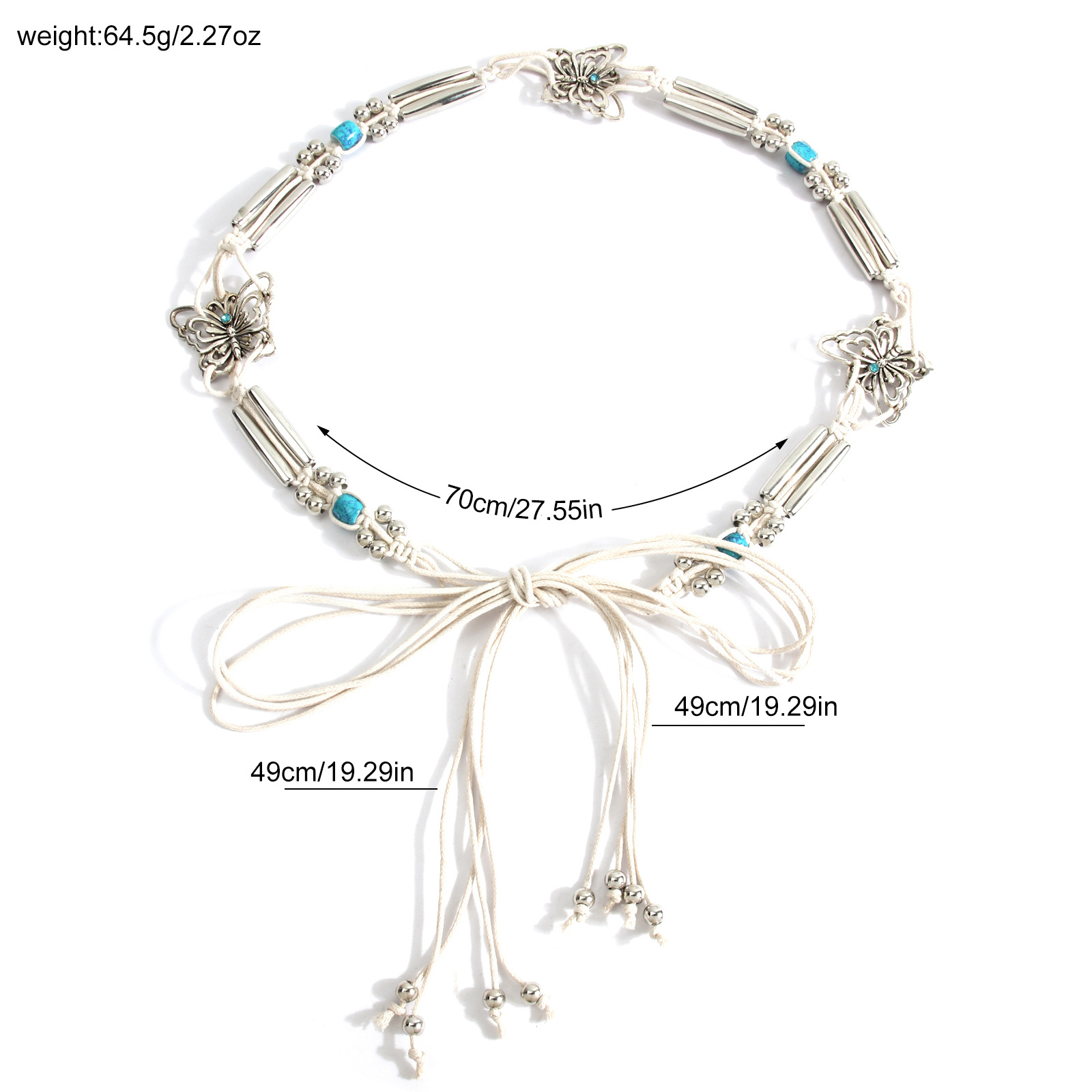 Turquoise Bloom Macramé 