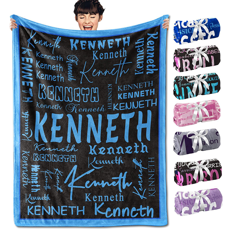 Personalized & Customizable Name Blanket
