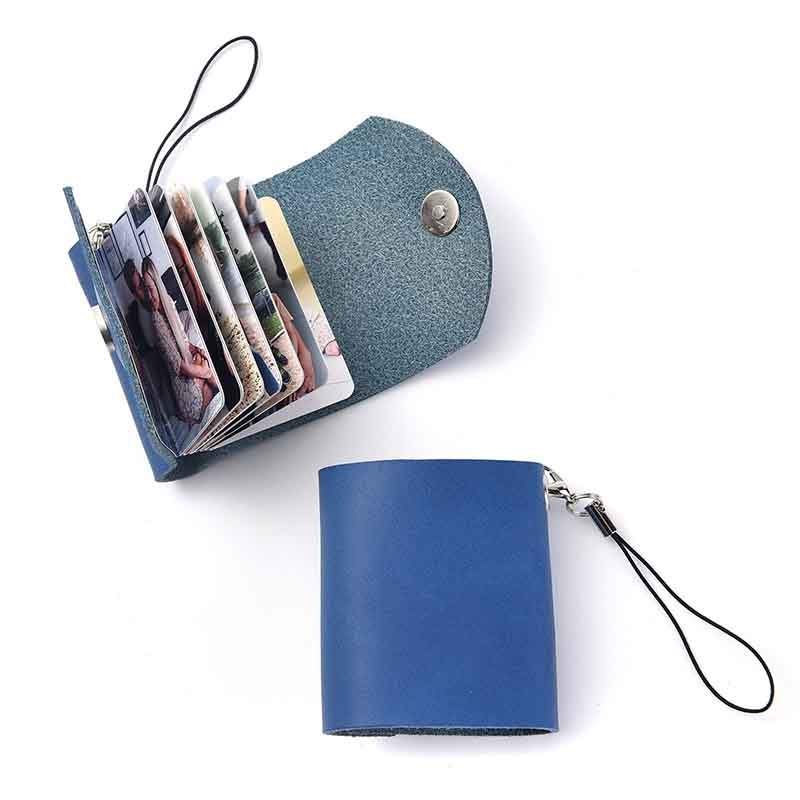 Mini Leather Photo Keychain-Thyye