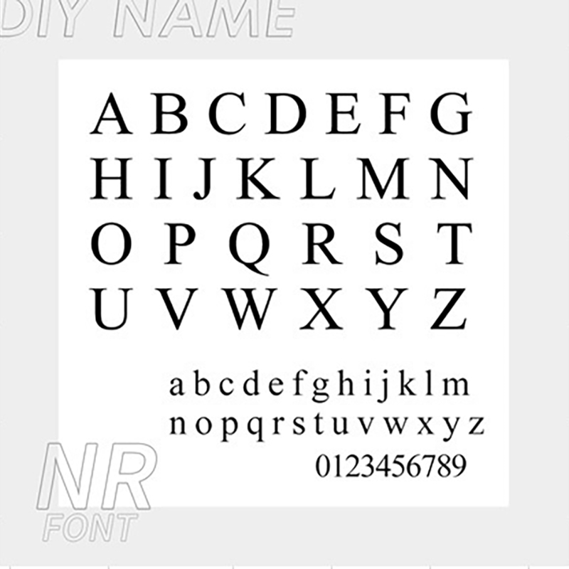 Personalized letter earrings-Thyye