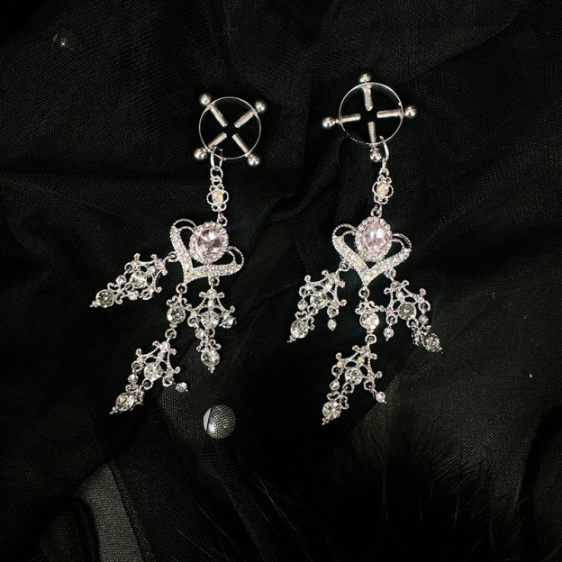 Cross Ring Love Nipple Clamp-Thyye