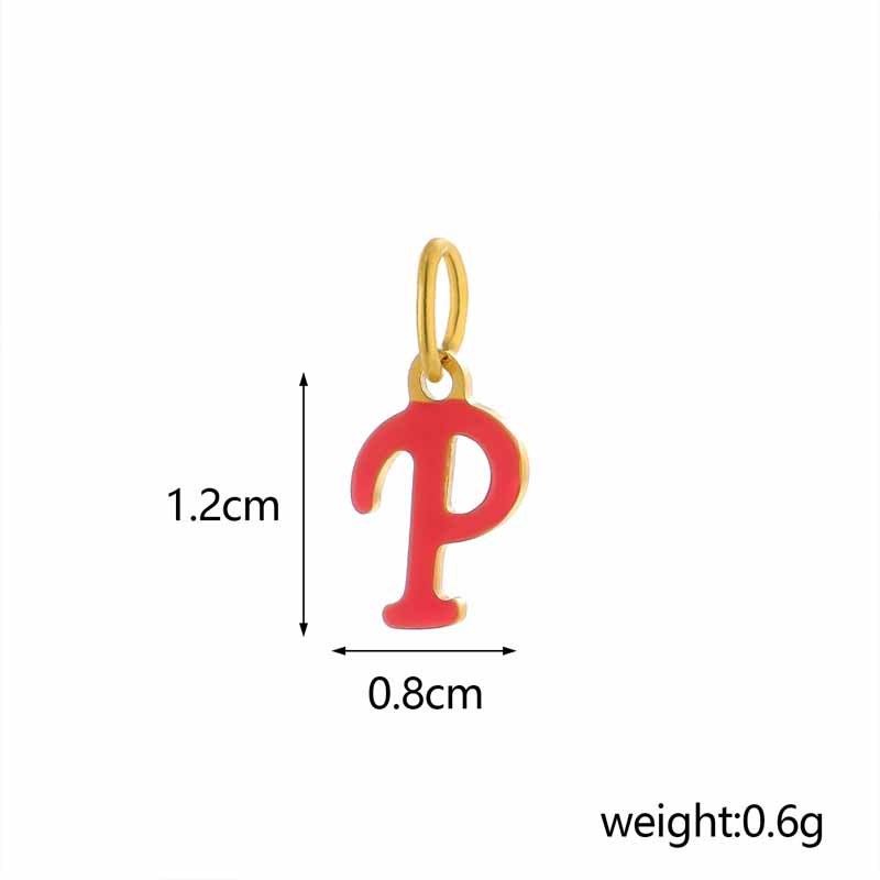 Adjustable pearl nipple decoration - custom colored letters