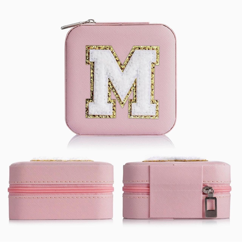 Women's Initial Travel Jewelry Box-Thyye