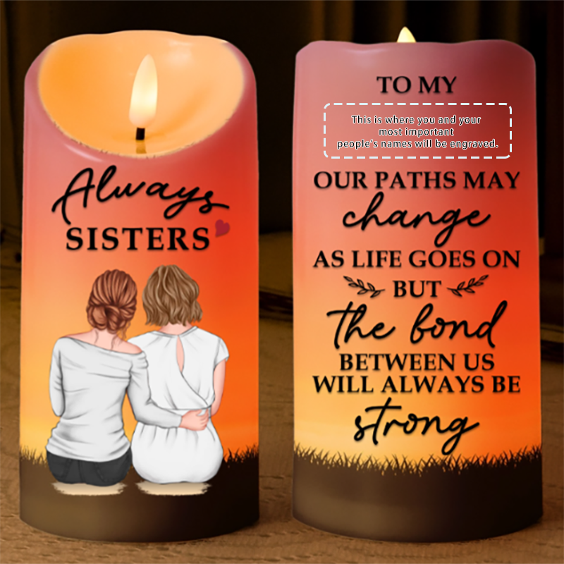 Personalized LED Candles