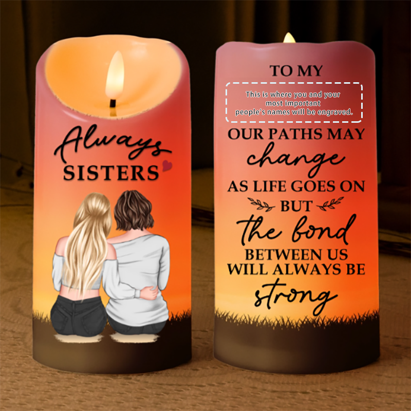 Personalized LED Candles