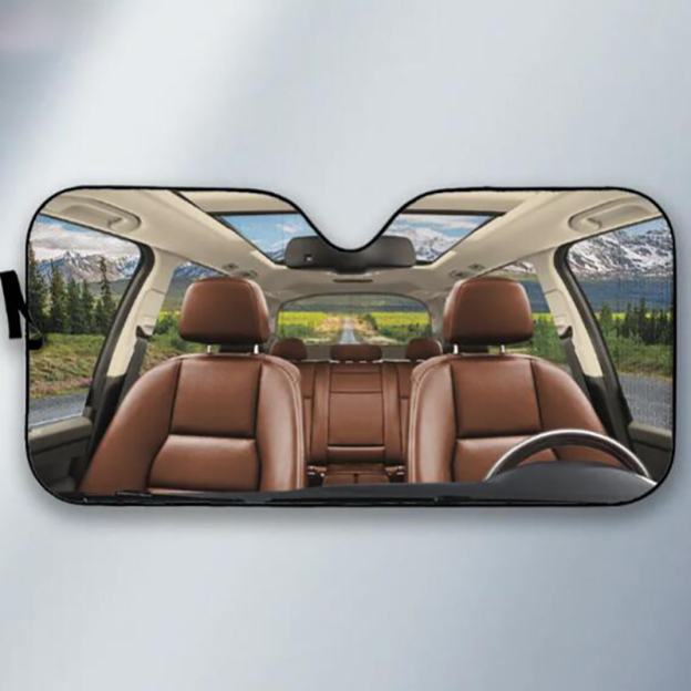 3D digital printing car sunshade sunshade-Thyye