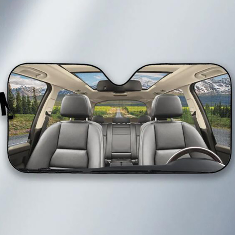 3D digital printing car sunshade sunshade-Thyye