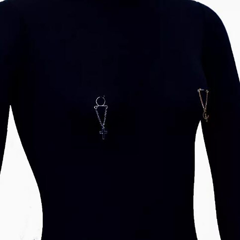 Nipple rings without piercing-Thyye