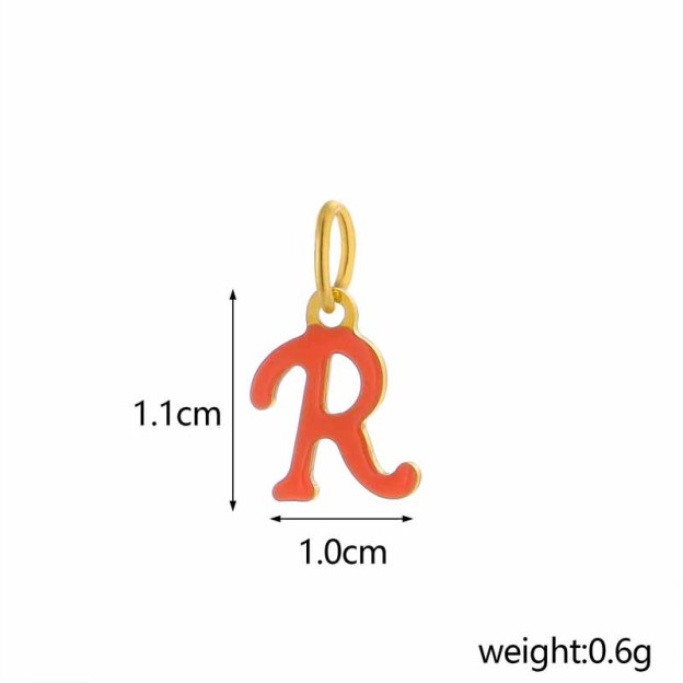 Adjustable pearl nipple decoration - custom colored letters