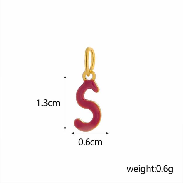 Adjustable pearl nipple decoration - custom colored letters