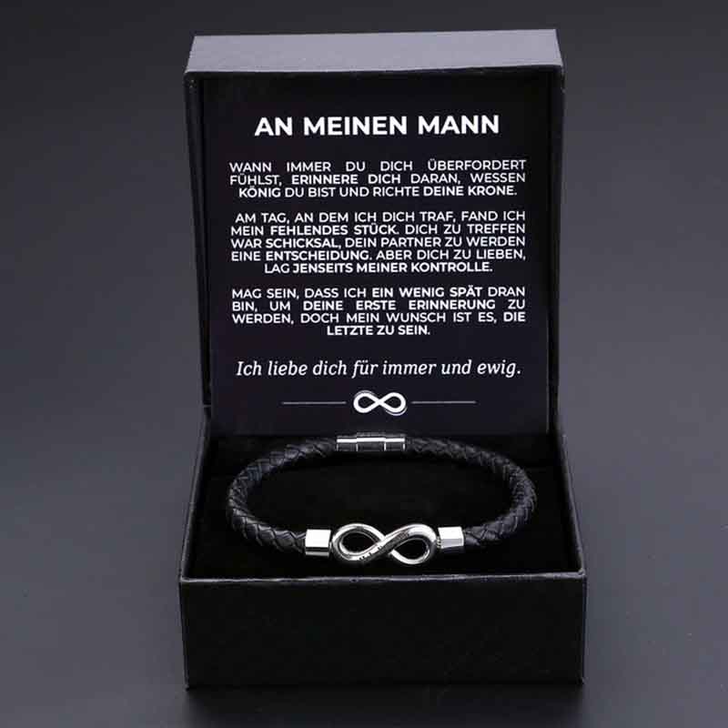 „To My Husband“ – Personalisiertes Infinity-Armband-Thyye