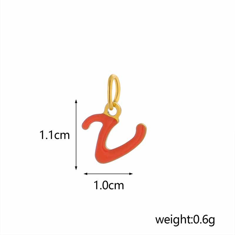 Adjustable pearl nipple decoration - custom colored letters