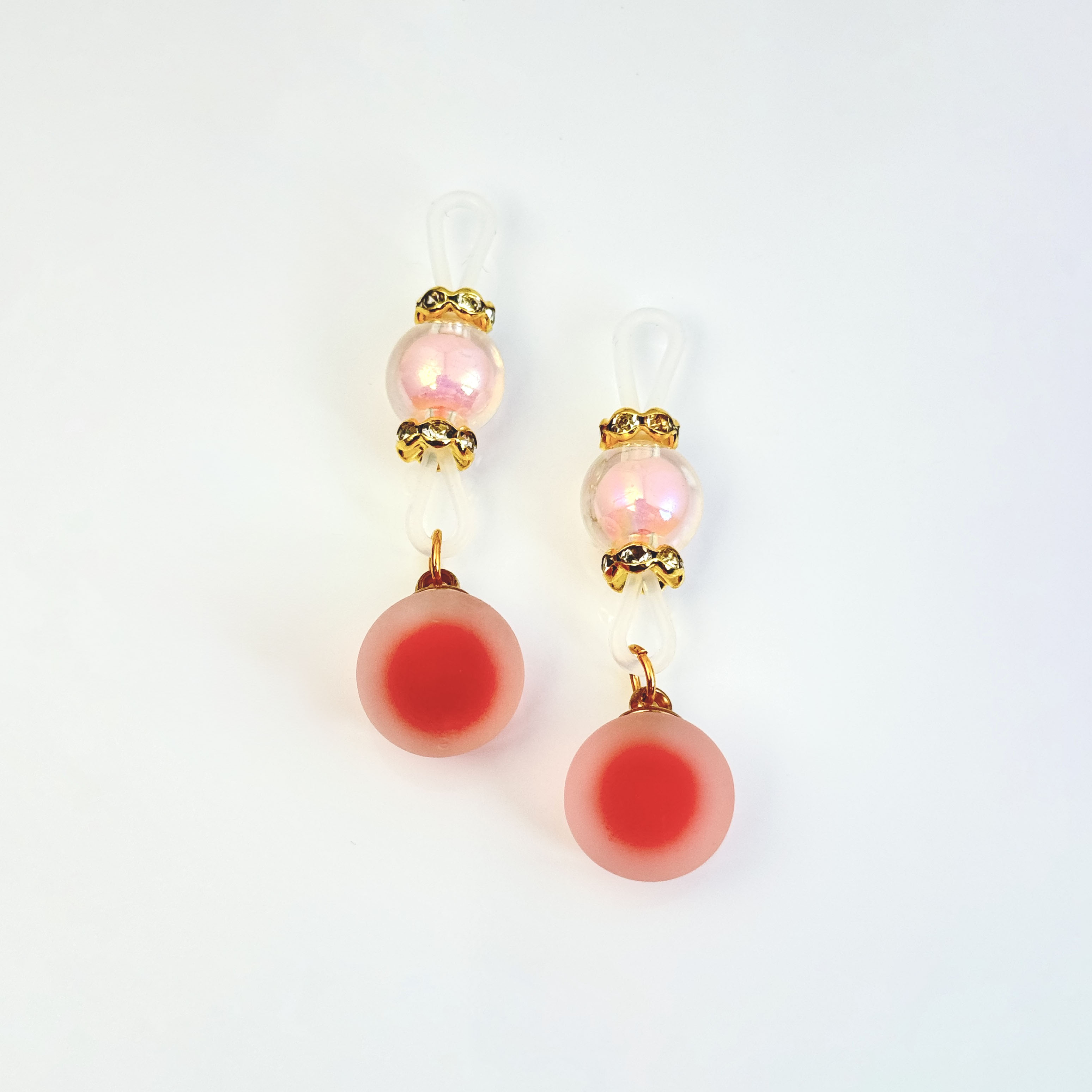 Rose Quartz Glow Nipple Clamps