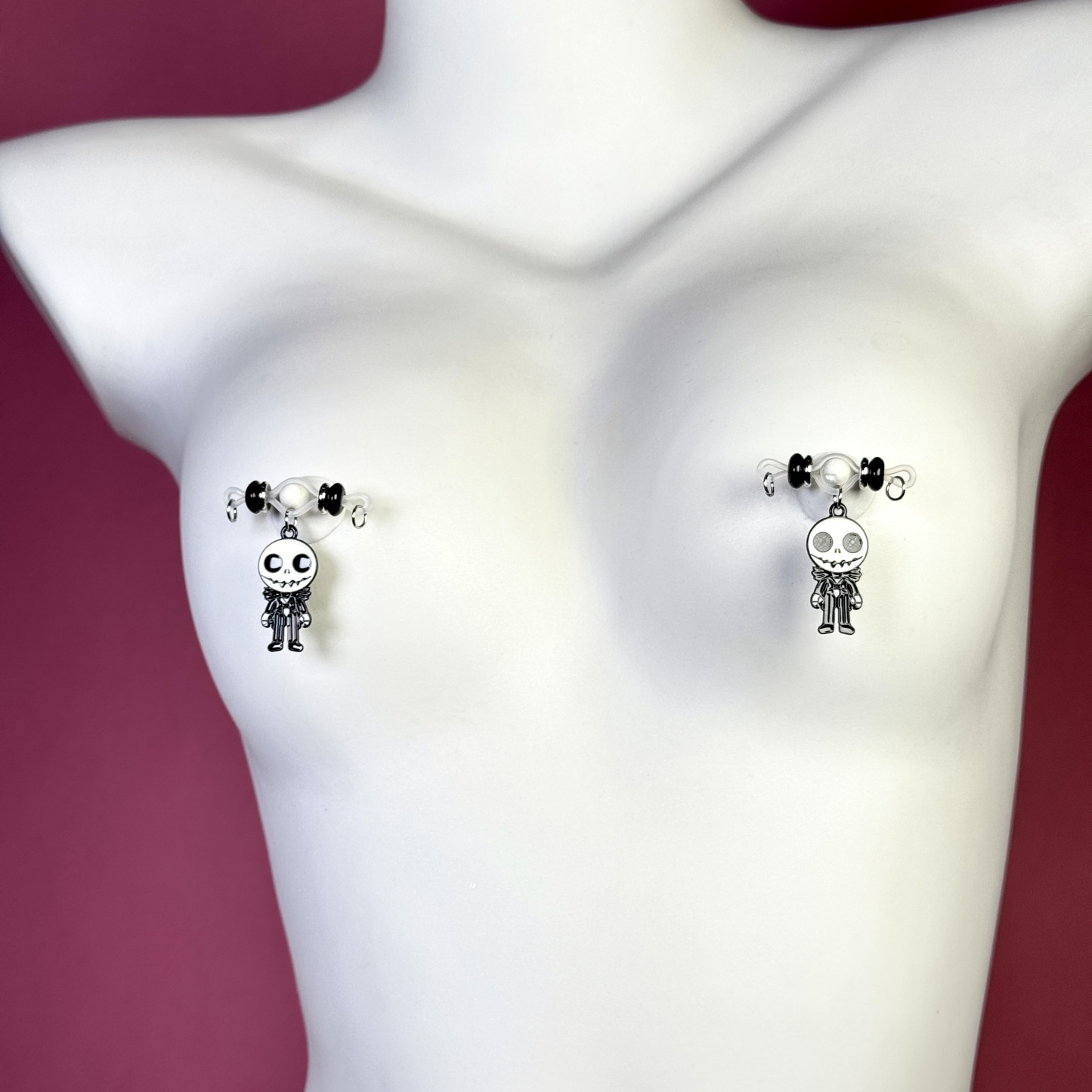 Jack Skull Nipple Clamps
