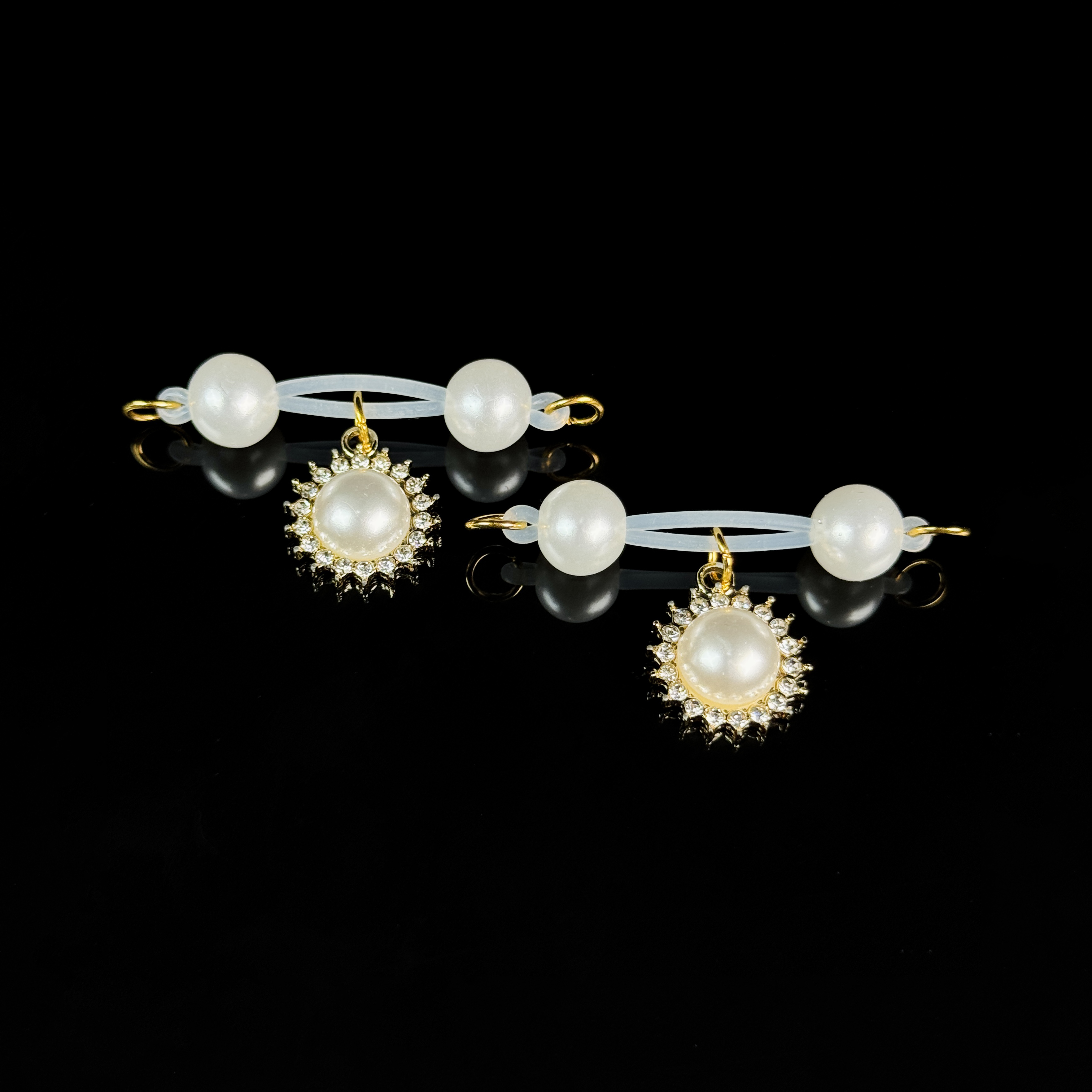 Pearl Crown Clips