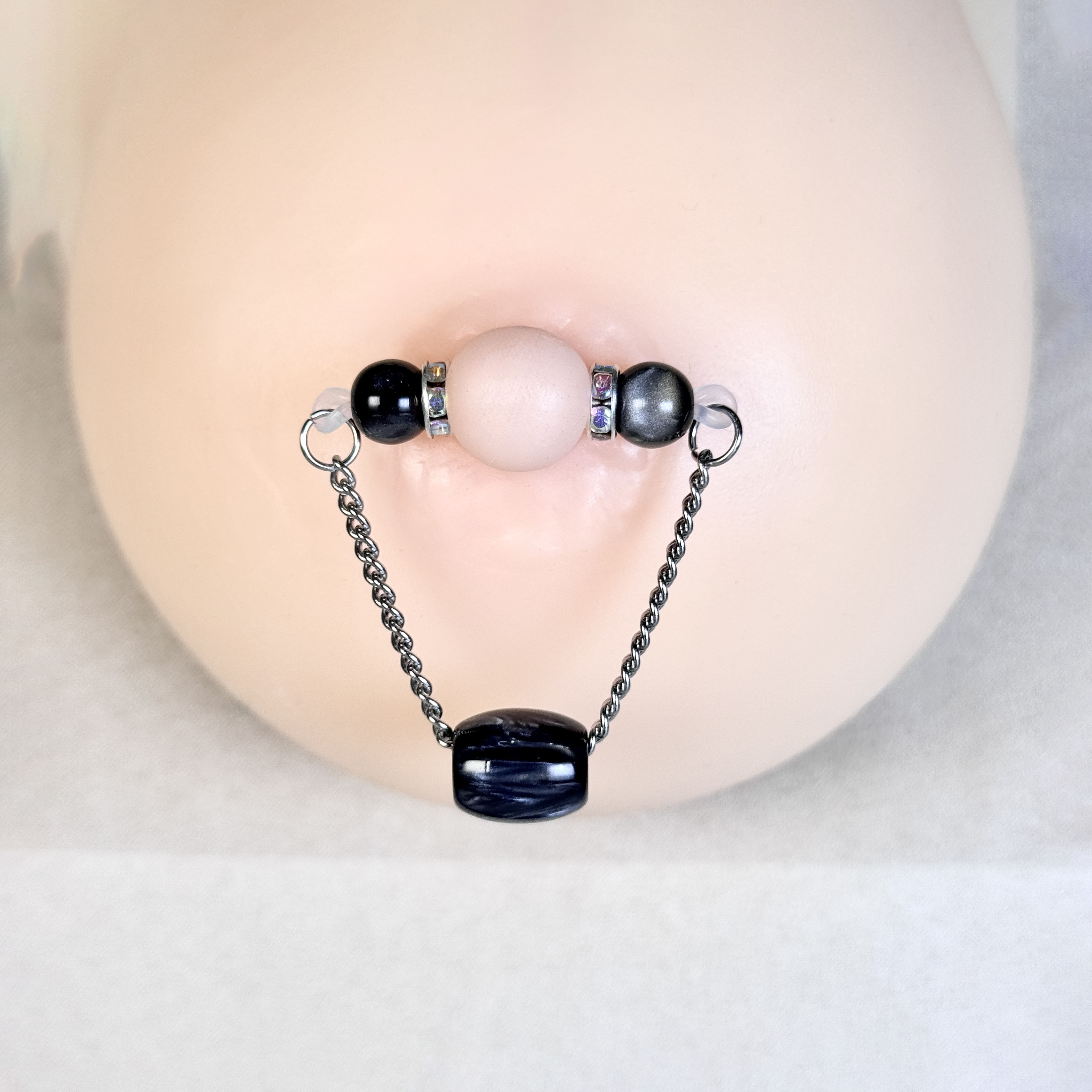 Midnight Pearl Nipple Clamps