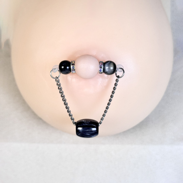 Midnight Pearl Nipple Clamps