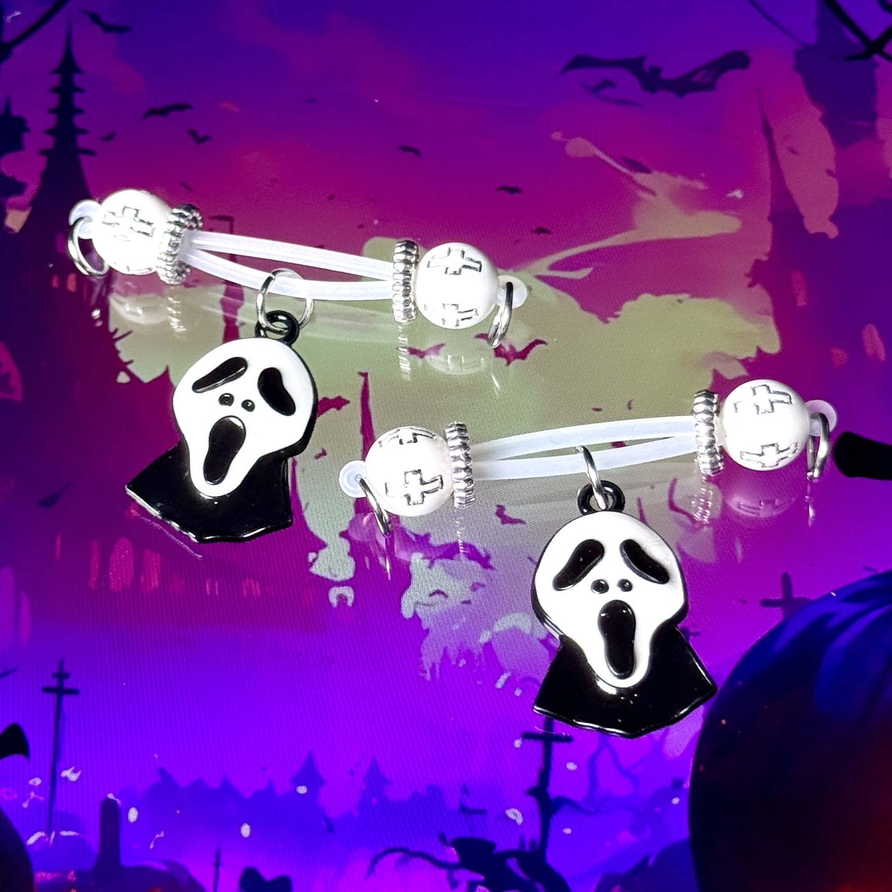 Scream Ghost Non-Piercing Nipple Clamp