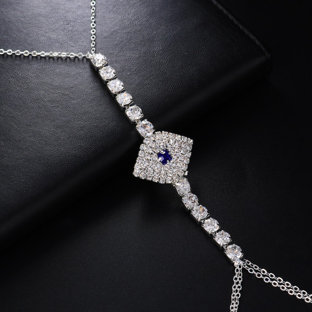 Minimalist Evil Eye Chest Chain