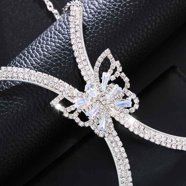 Zircon Butterfly Chest Chain