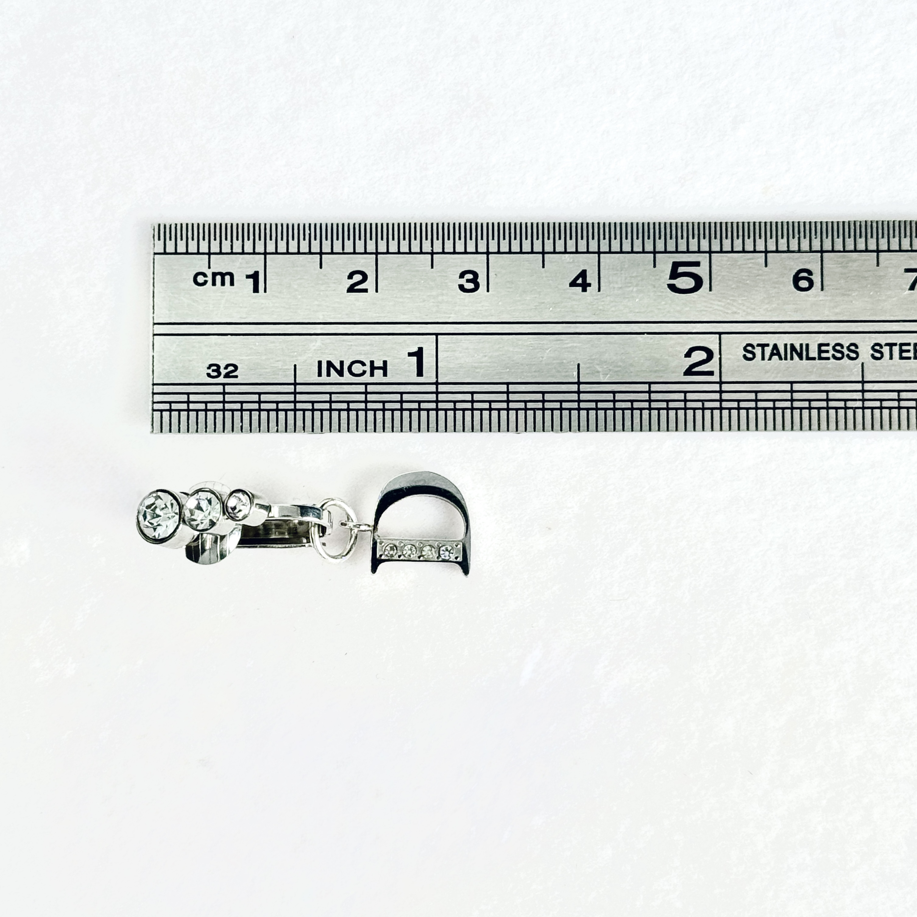 Custom Personalized Letter 'D' Navel Jewelry