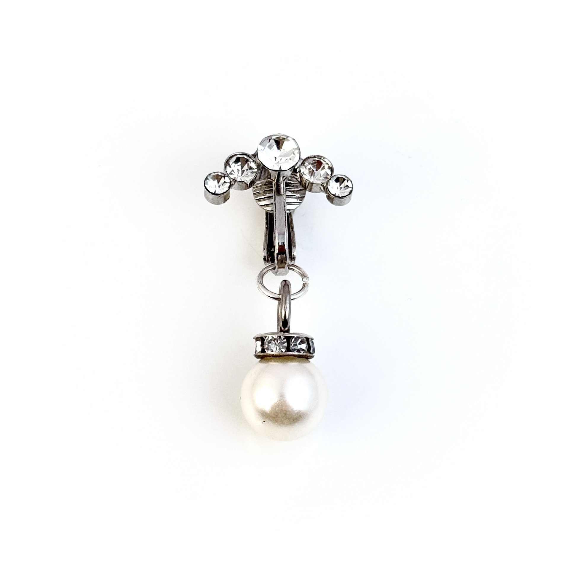 Deep-sea pearl non-piercing navel
