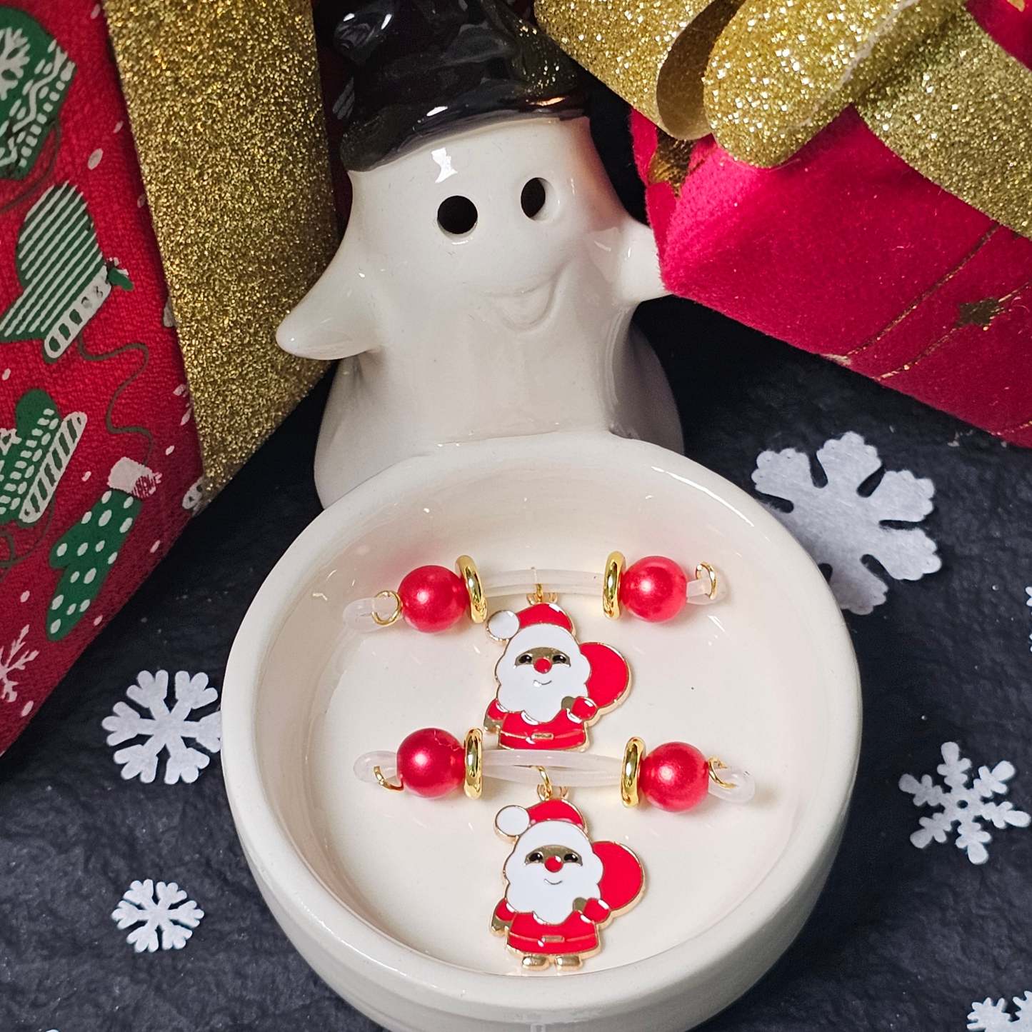 Pearl milk Santa Claus