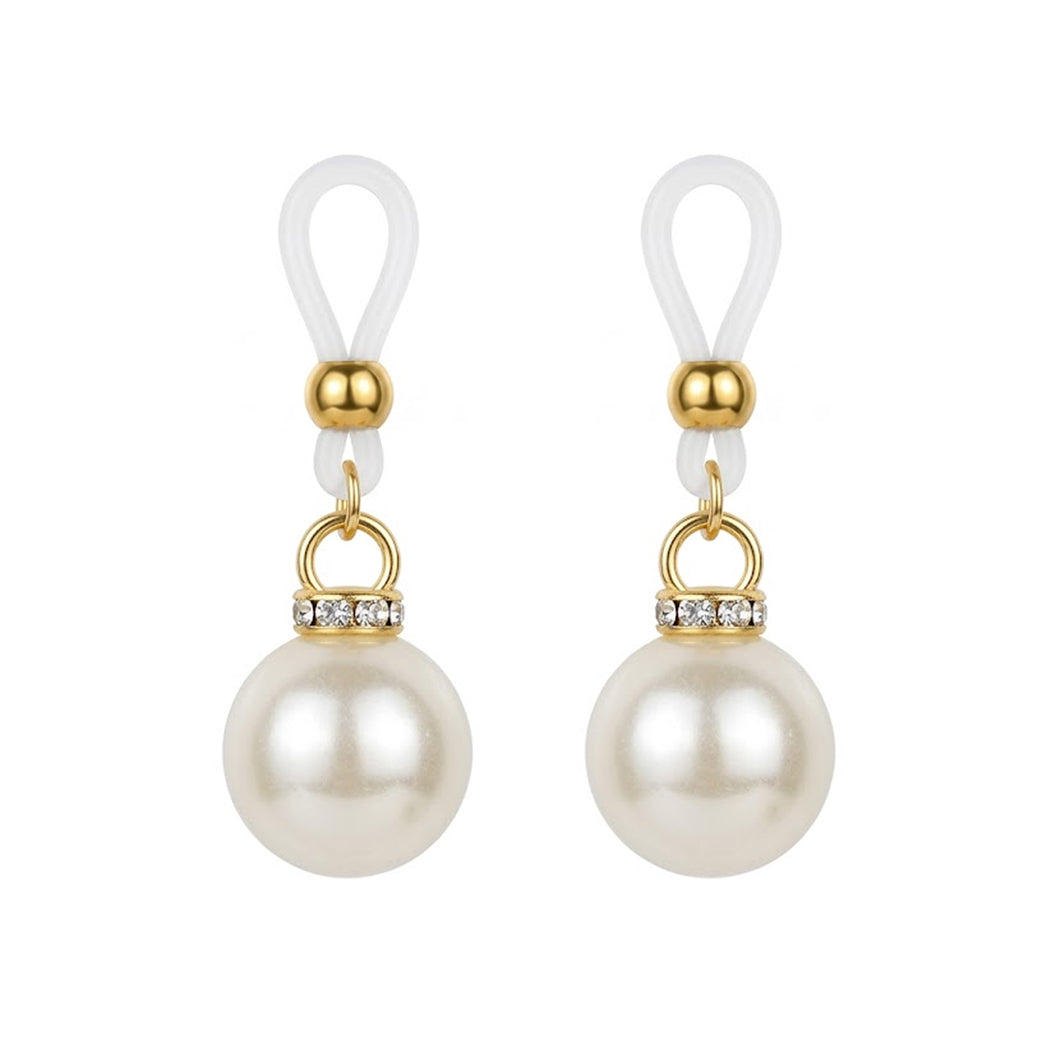 Elegant Non-Piercing Pearl Nipple Ring