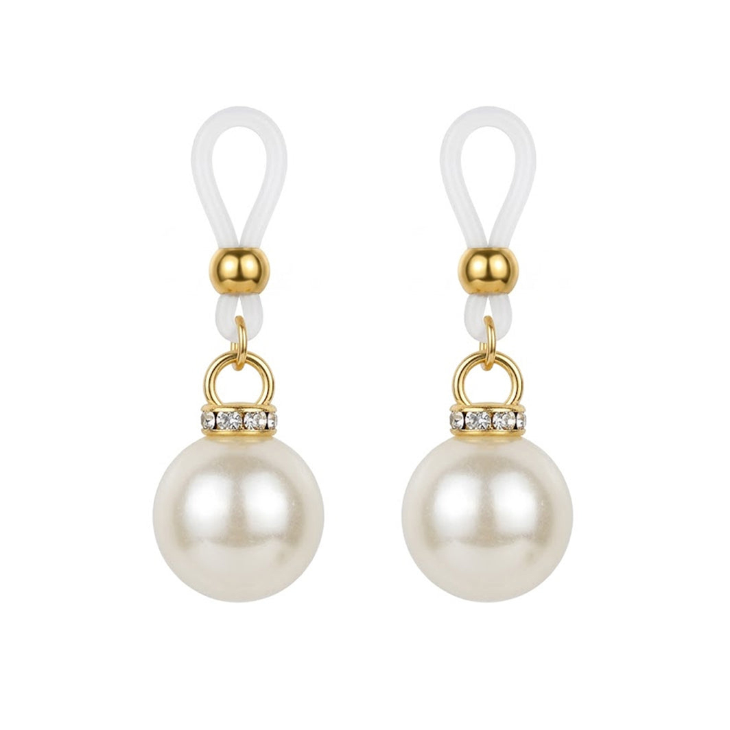 Elegant Non-Piercing Pearl Nipple Ring