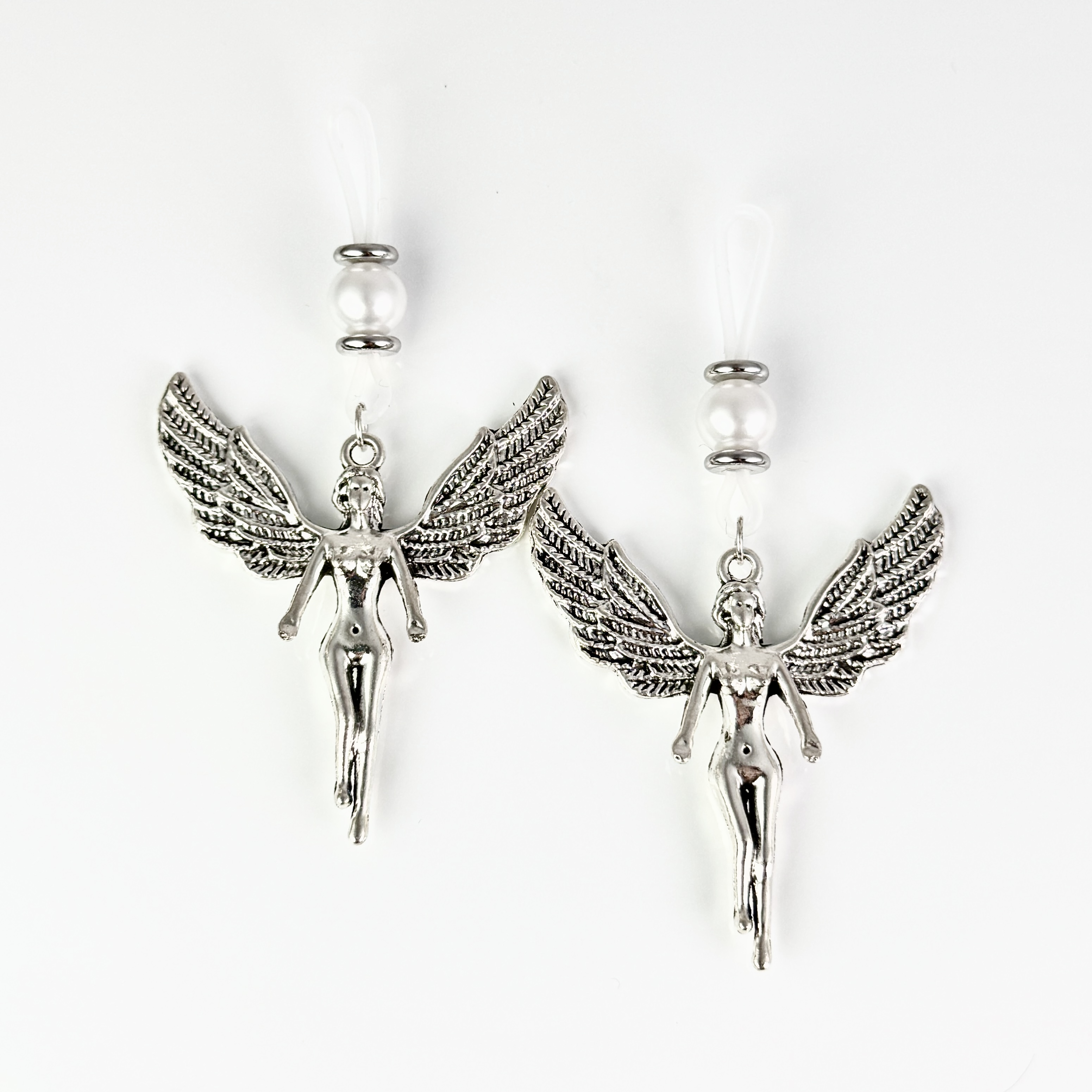 Mystic Angel Wing Halloween Nipple Ring