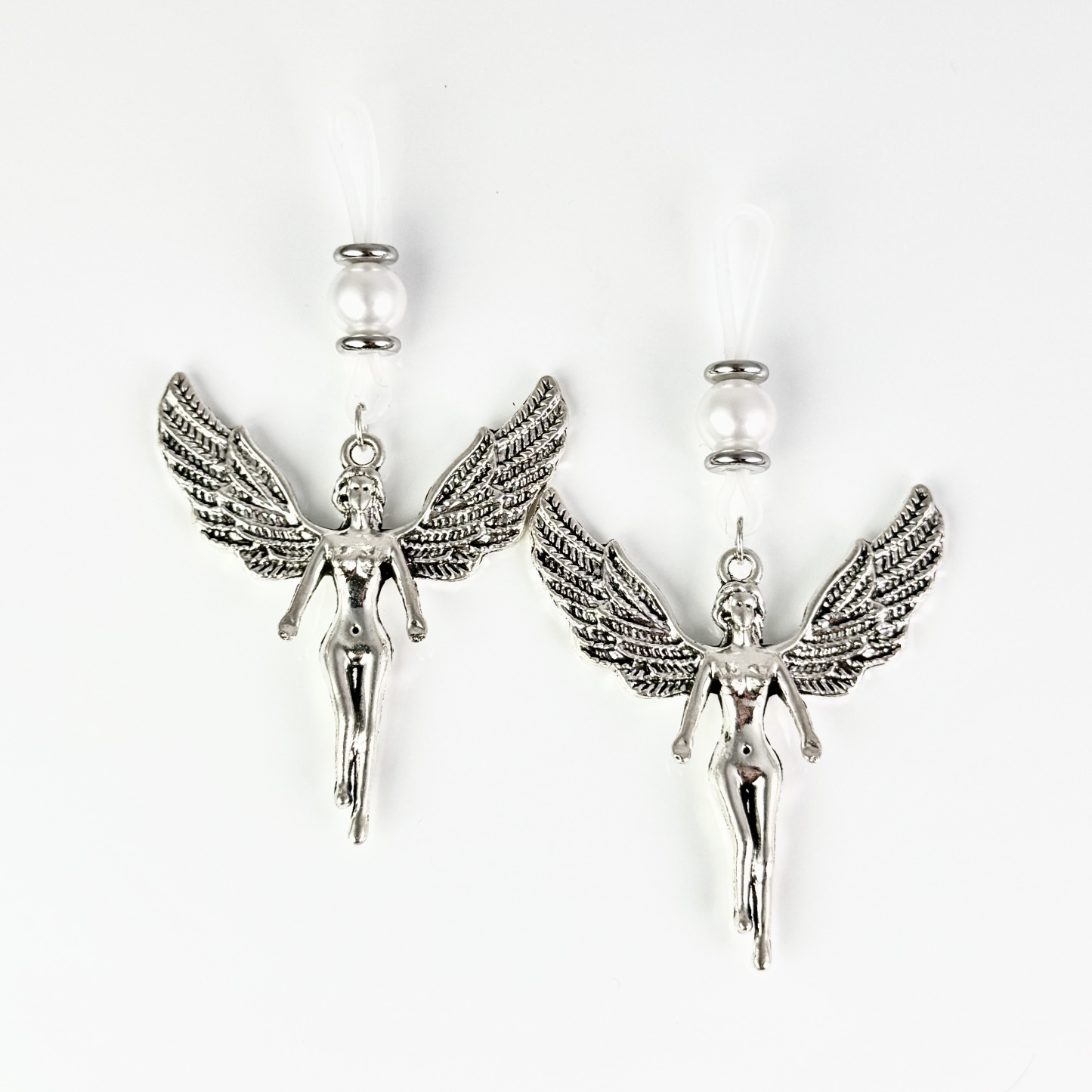Mystic Angel Wing Halloween Nipple Ring