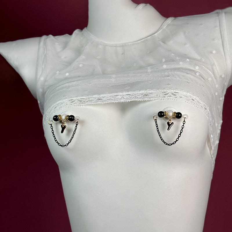 Customizable Letter Nipple Clamps
