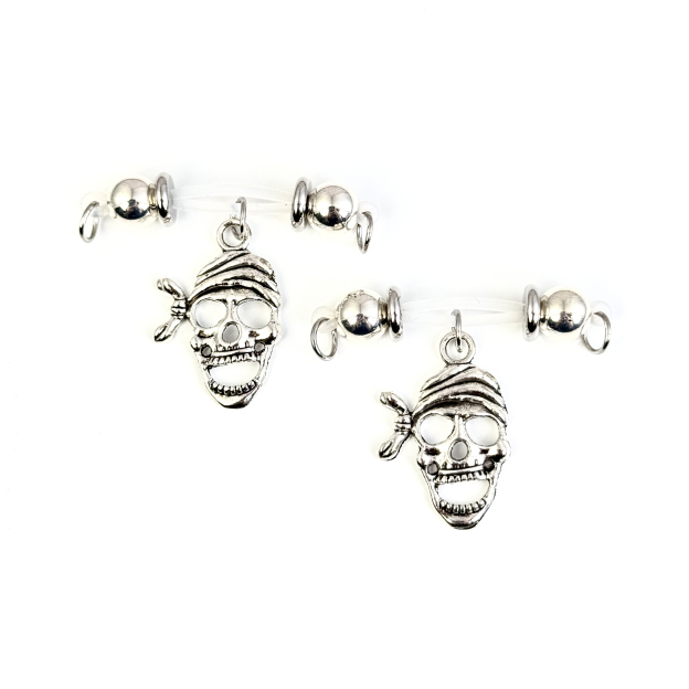 Masked Skull Nipple Clamps
