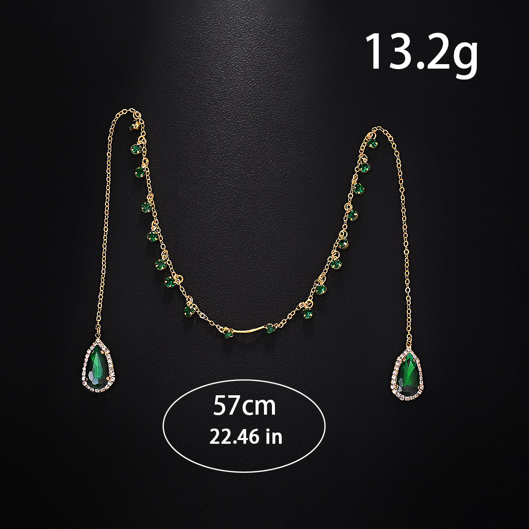 Niche-design rhinestone facial accessory