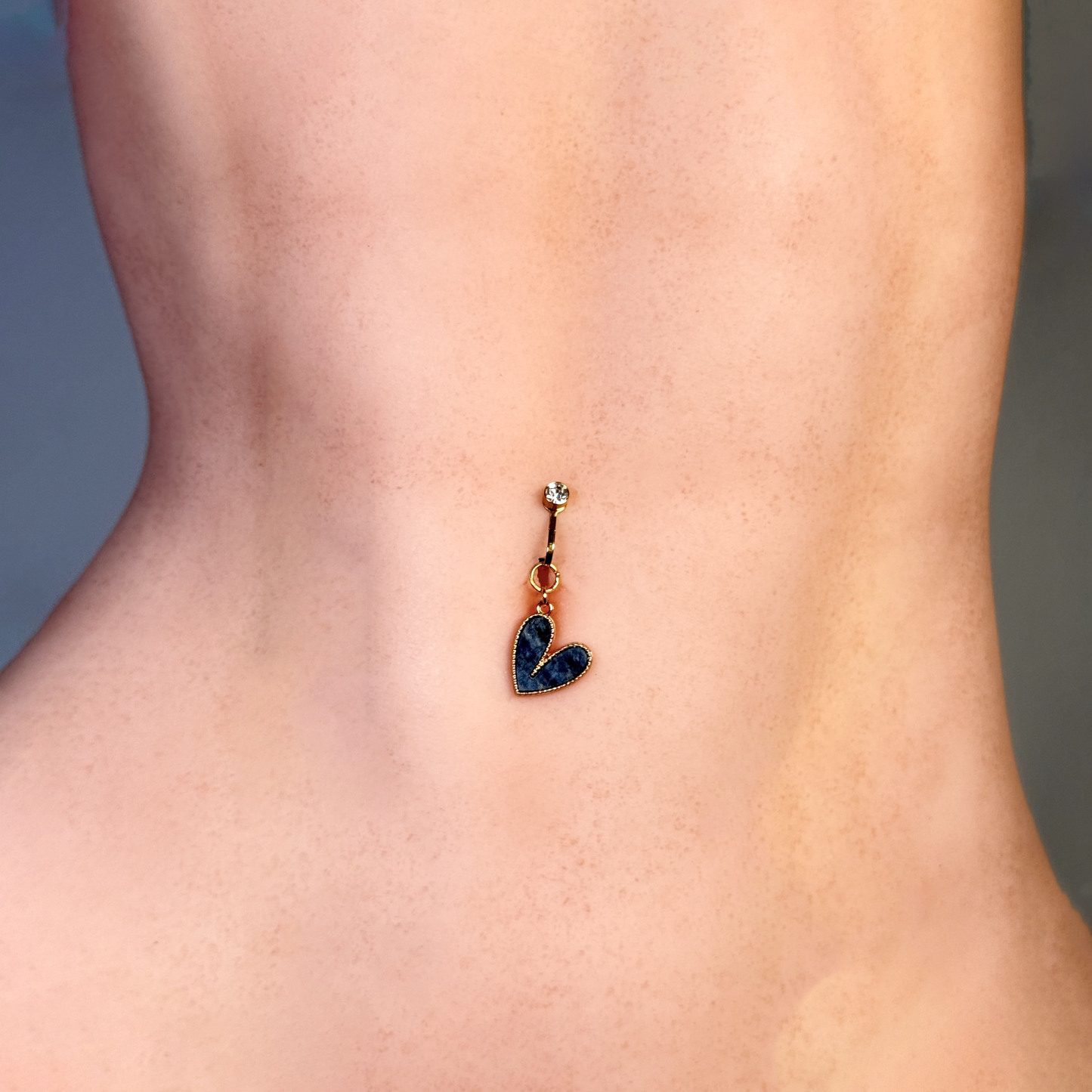Aurelia Heart Belly Clip (Non-piercing)