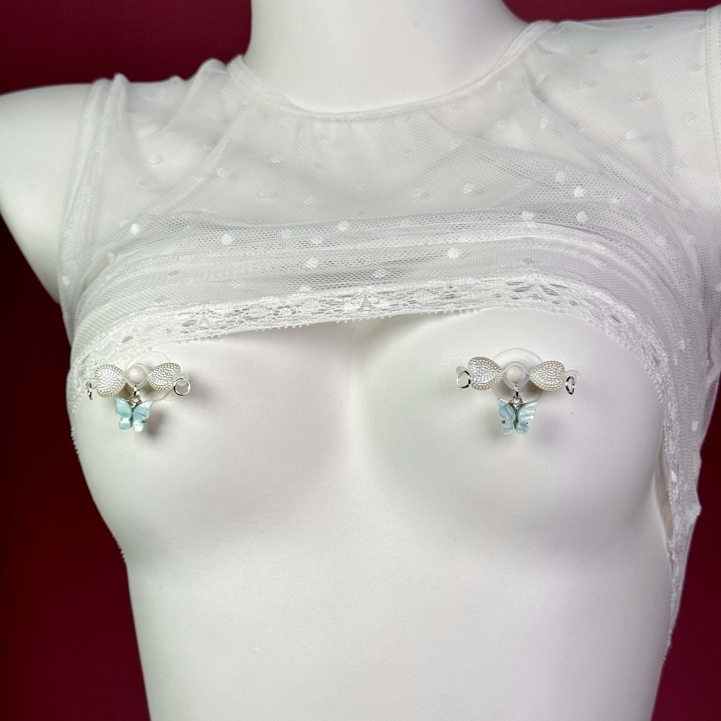 nipple clamps made of pearl powder