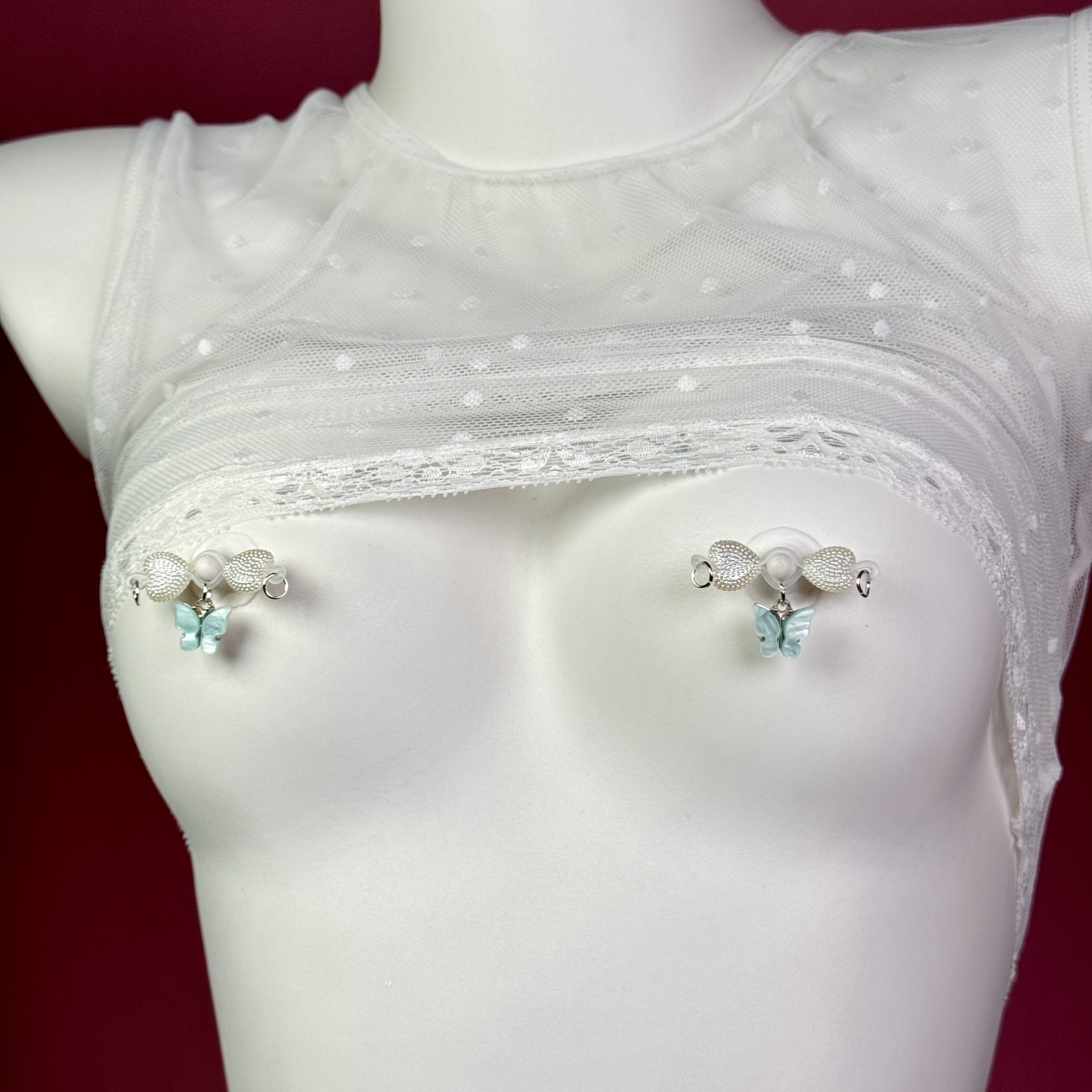 nipple clamps made of pearl powder