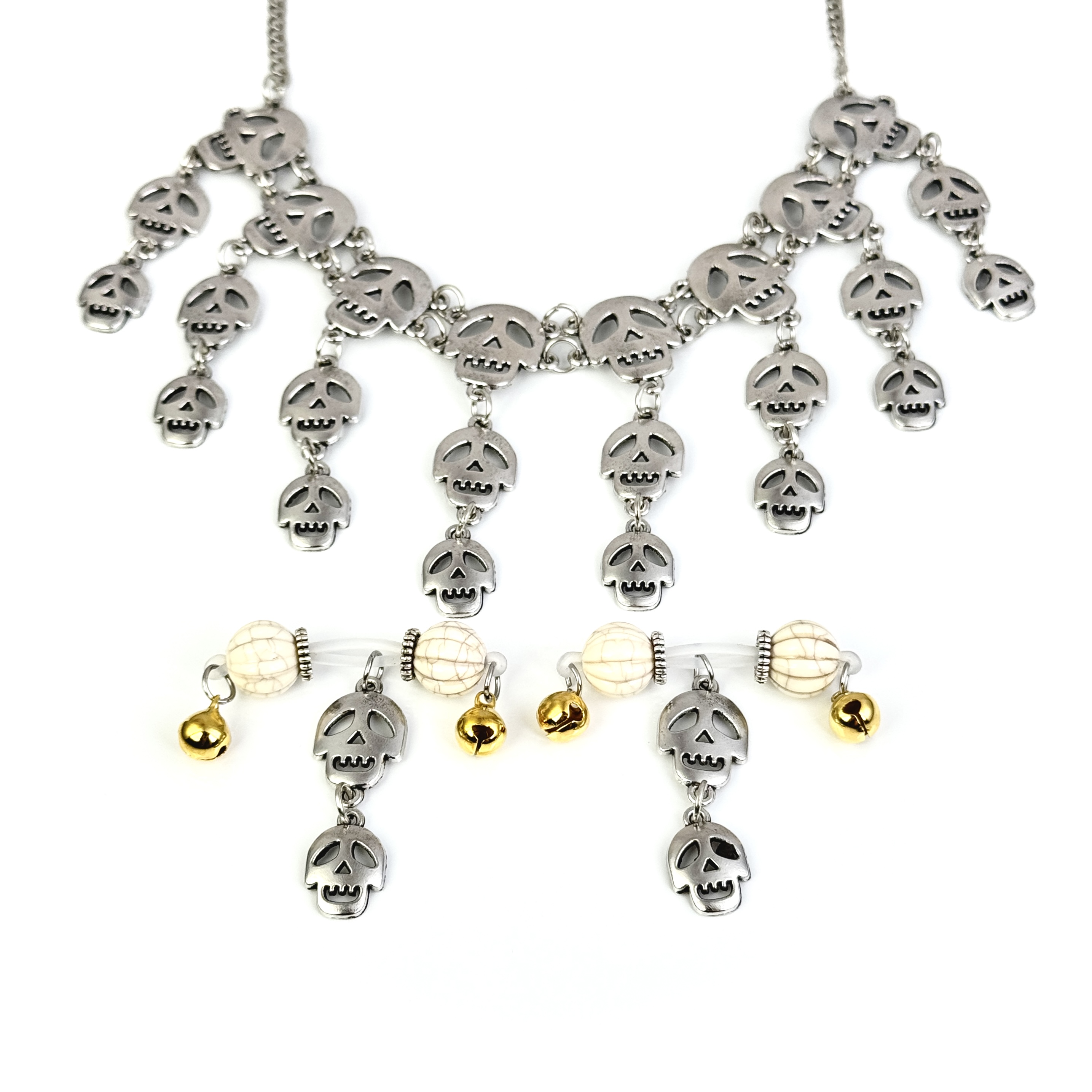 Dark Skull Choker Set