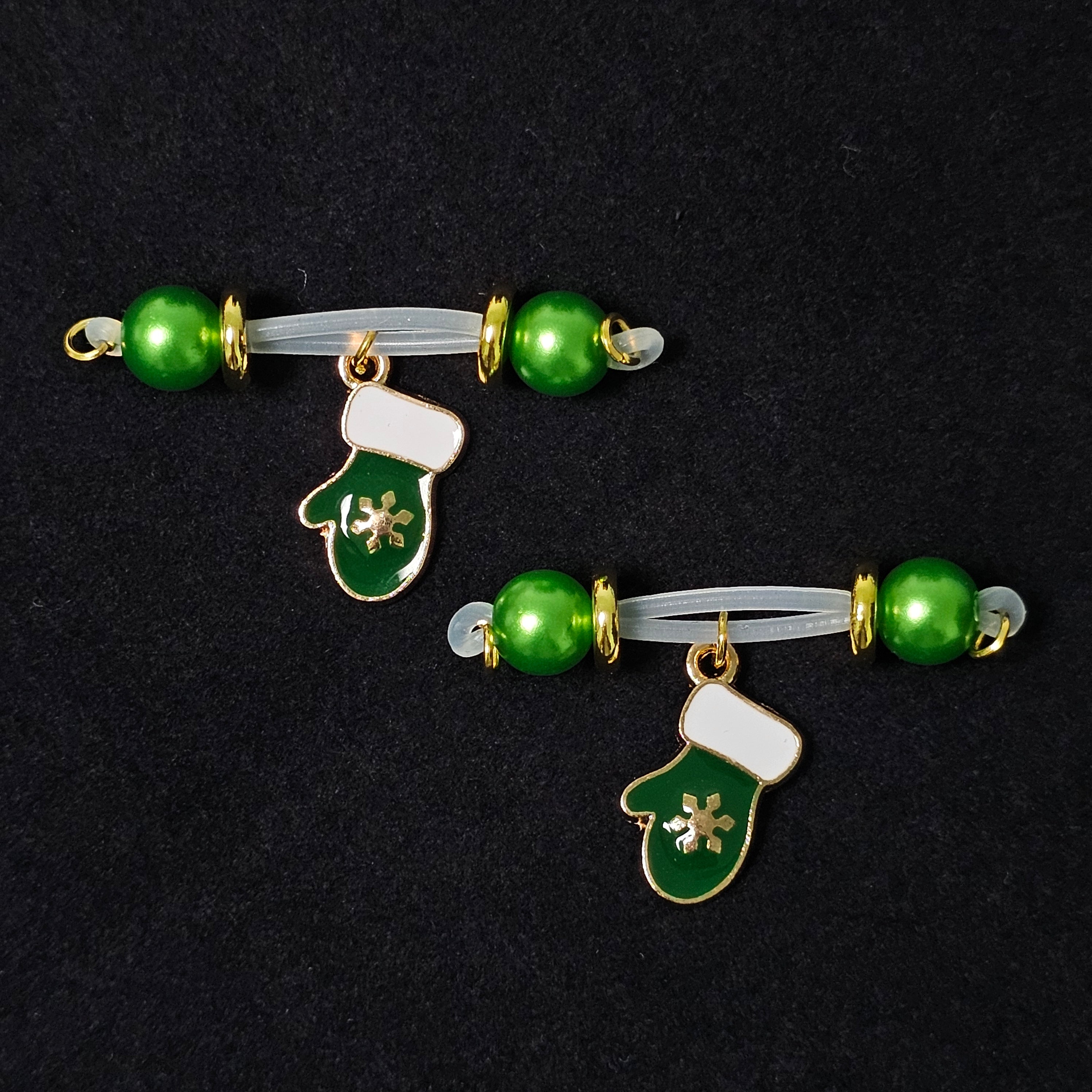 Christmas crystal gloves