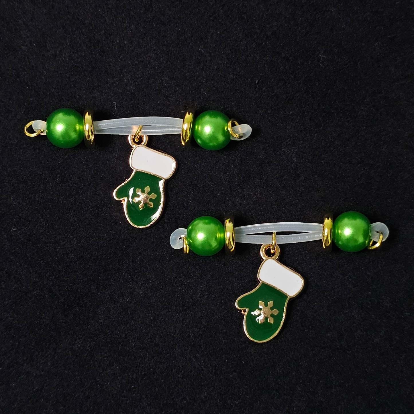 Christmas crystal gloves