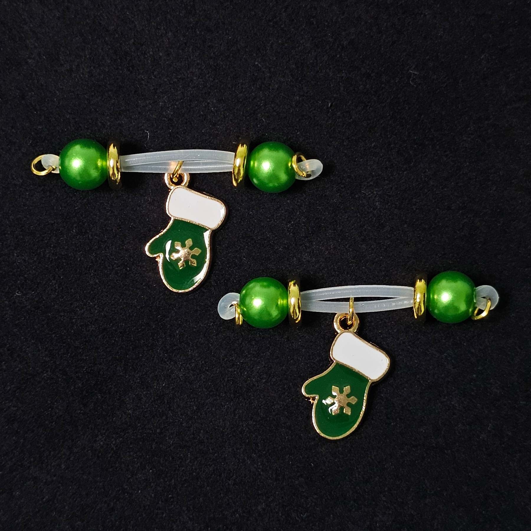 Christmas crystal gloves