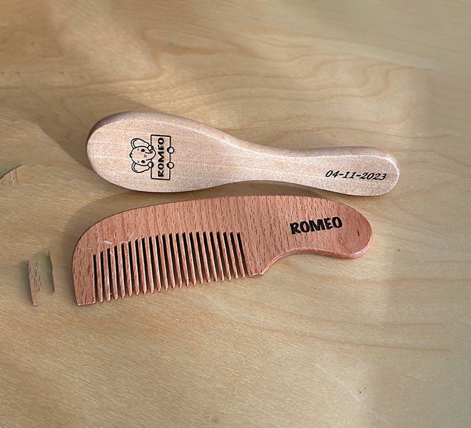 Personalized Baby Brush and Comb-Thyye