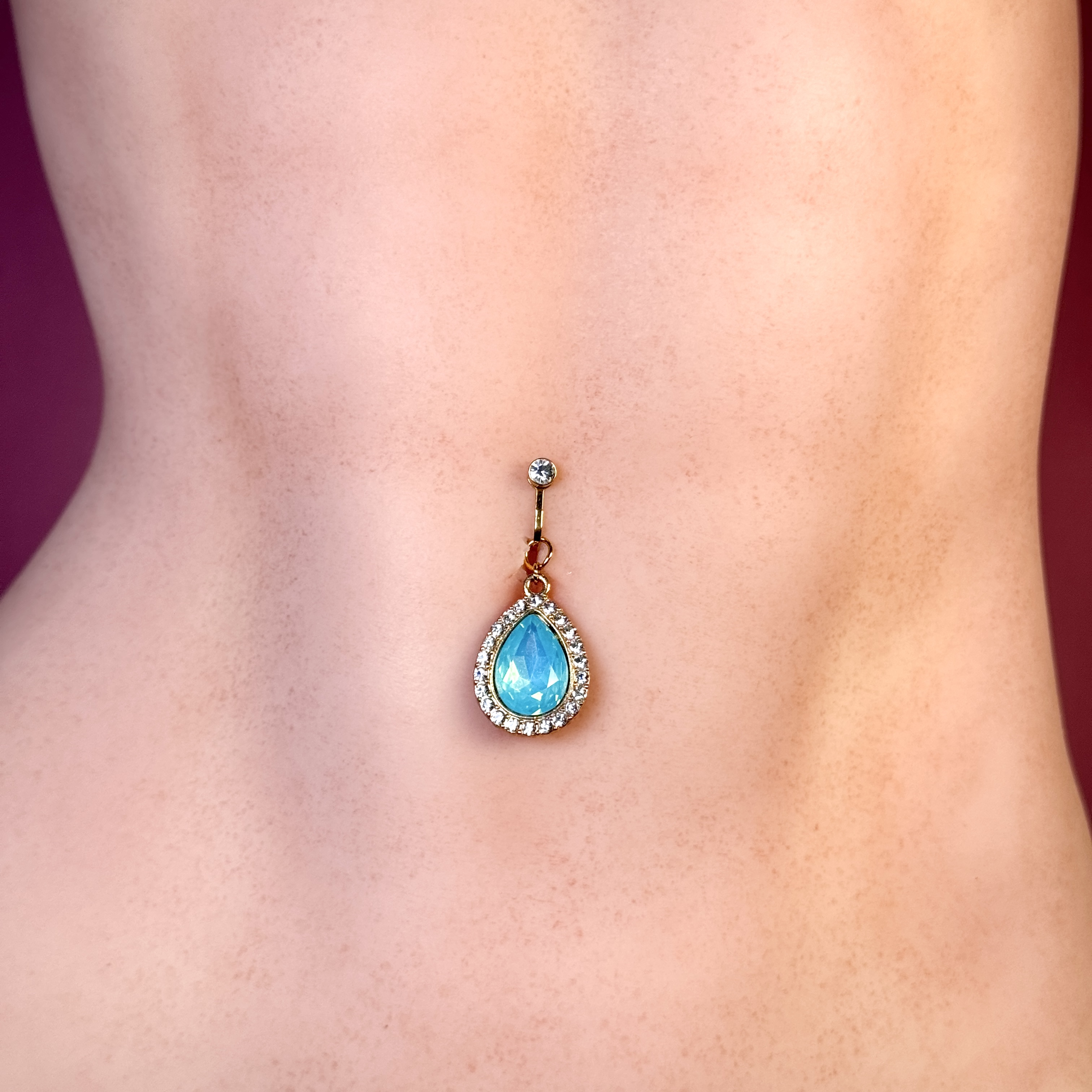Luna Sapphire Drop Navel Clip™