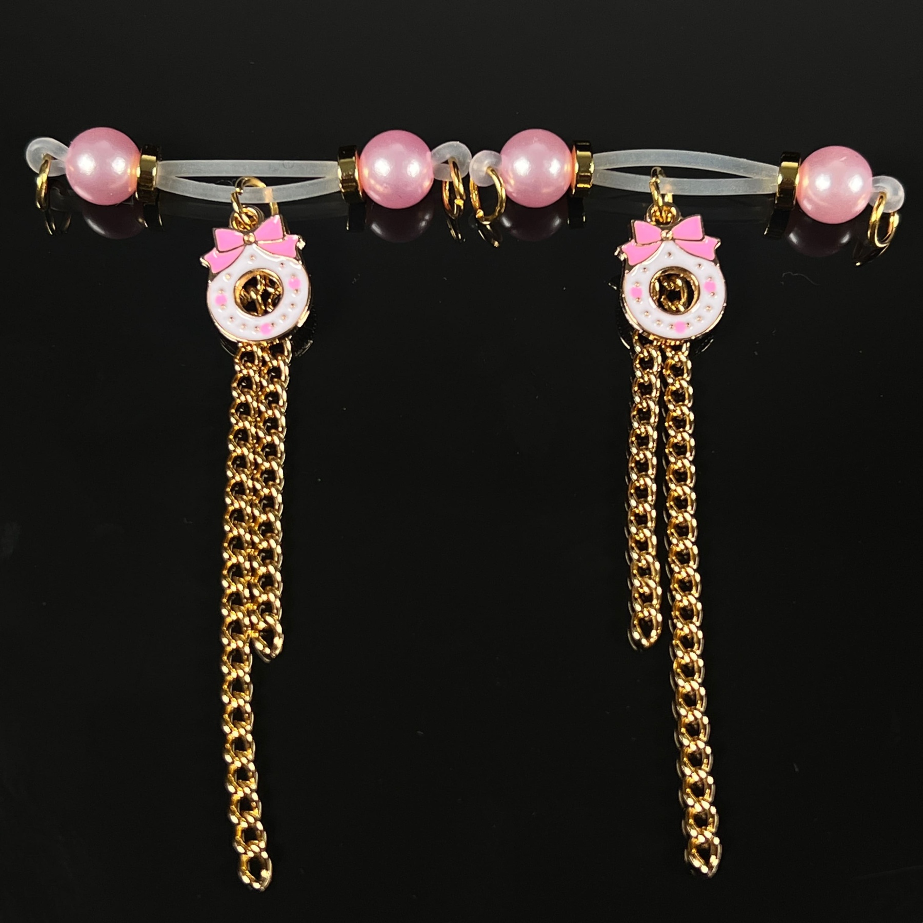 Blush Donut Luxe Clips