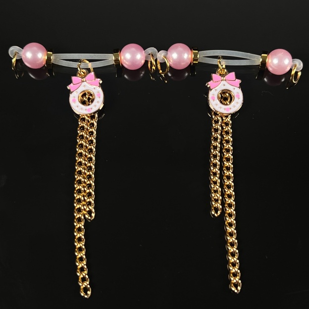 Blush Donut Luxe Clips