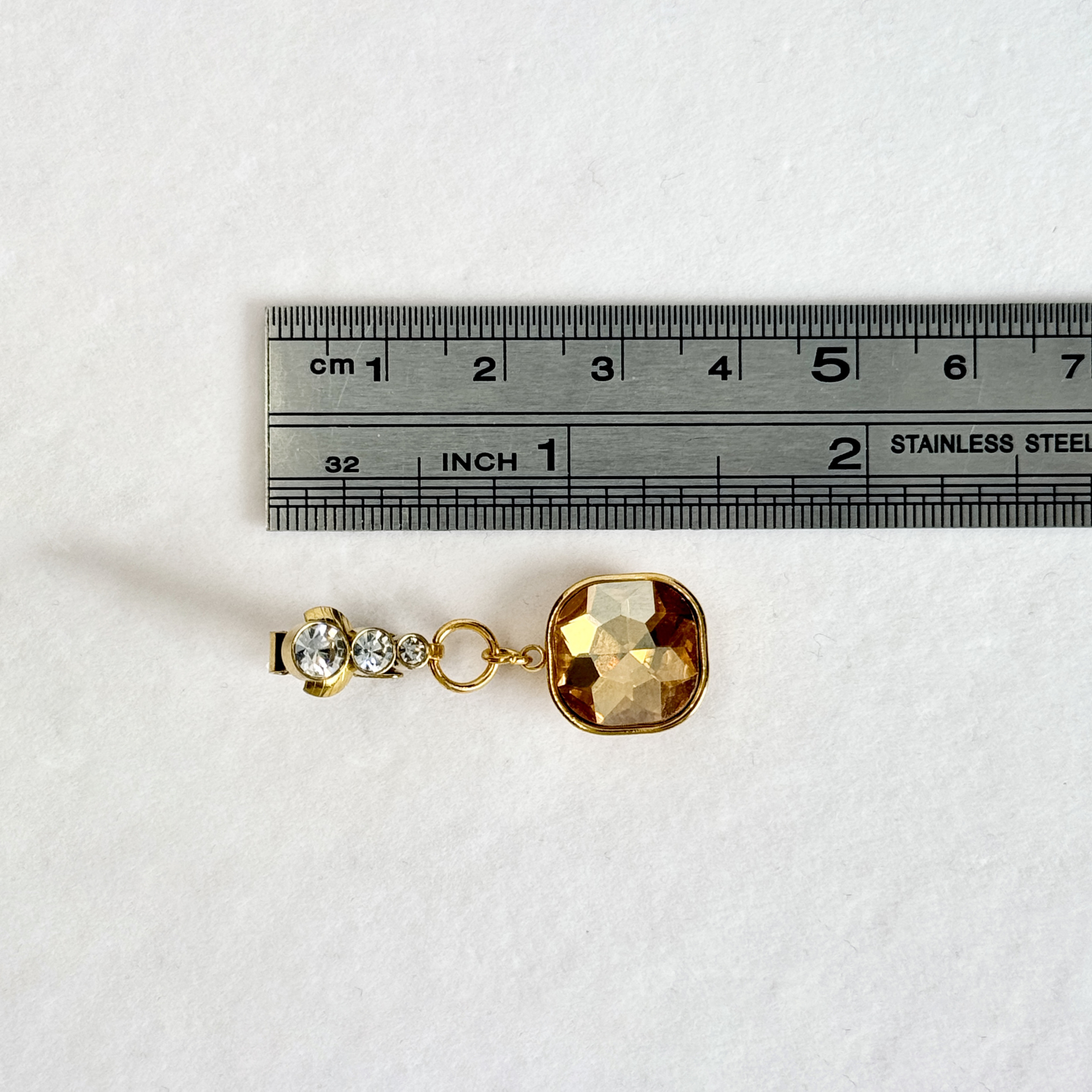 Aurelia Crystal Belly Clip